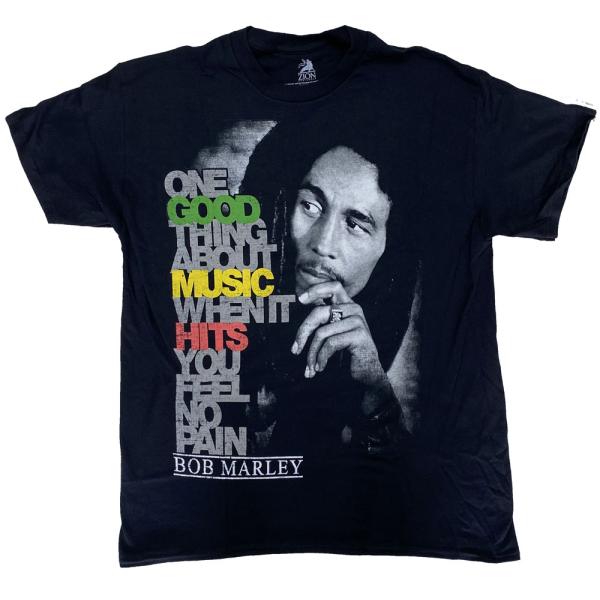 ボブ マーリー・BOB MARLEY・GOOD MUSIC HITS・USA版・Tシャツ・レゲエTシ...