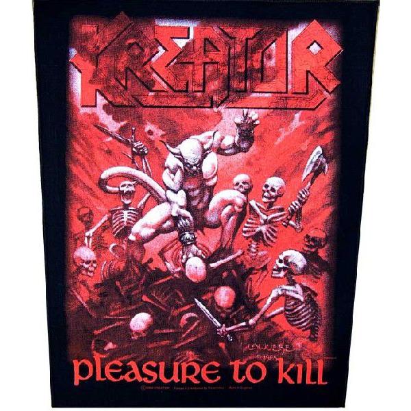 クリーター KREATOR PLEASURE TO KILL バックパッチ ワッペン