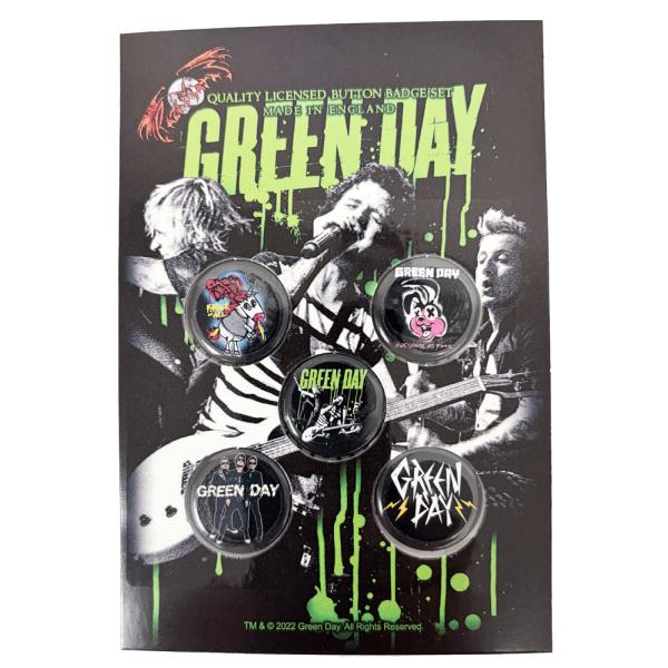 グリーン デイ・GREEN DAY・REVOLUTION・BUTTON BADGE SET・バッジ・...