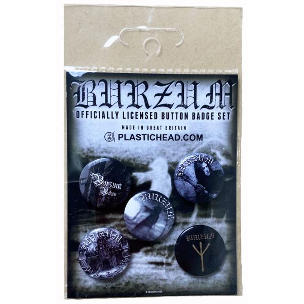 BURZUM・バーザム・・BUTTON BADGE SET・パート2・缶バッジセット(5個入り)オフ...