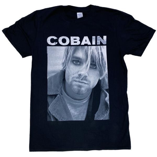 カートコバーン・KURT COBAIN・NIRVANA・B/W PHOTO・UK版・Tシャツ・ロック...