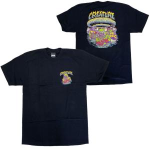 CREATURE・クリーチャー・DOOMSDAY・ブラック・Tシャツ・スケートボードTシャツ｜dragtrain