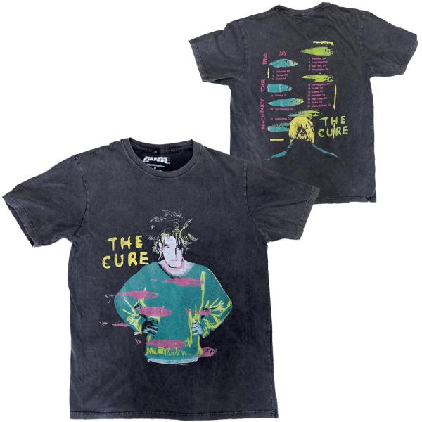 THE CURE・キュア・BEACH PARTY TOUR 1992・ウオッシュ加工・Tシャツ・ロッ...