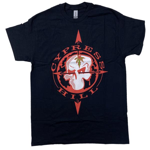 CYPRESS HILL・サイプレス ヒル・SKULL COMPASS・Tシャツ・ロックTシャツ