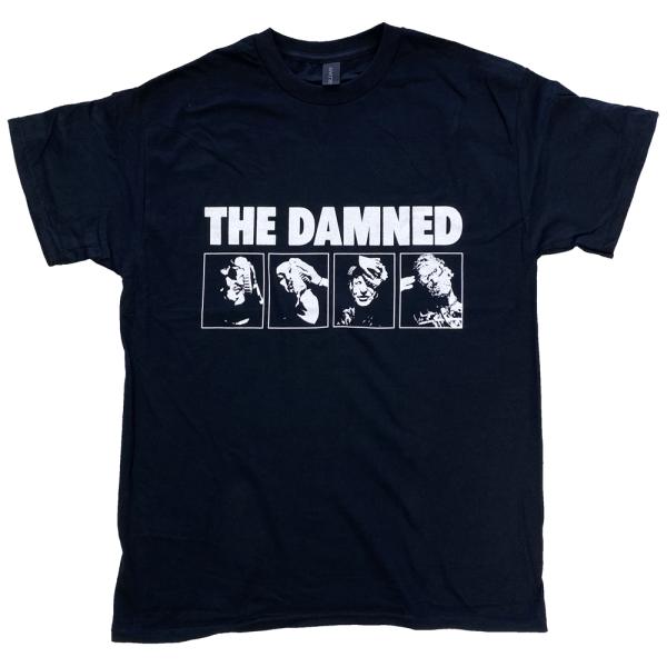 ダムド・DAMNED・HEADSHOTS・UK版・Tシャツ・ロックTシャツ