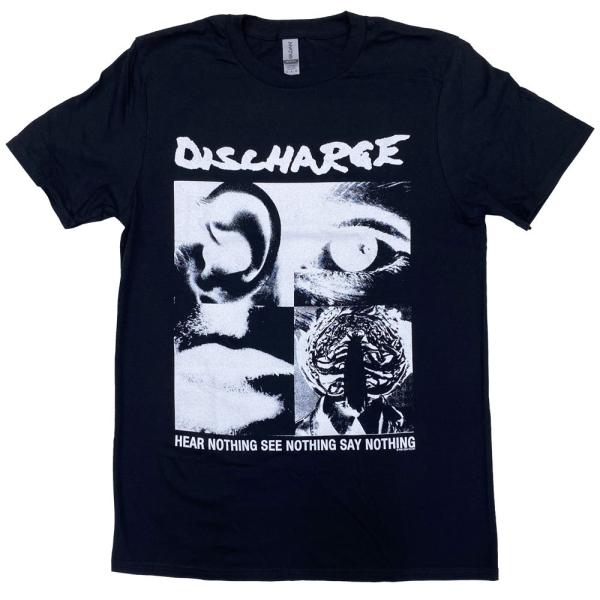 ディスチャージ・DISCHARGE・HEAR NOTHING・Tシャツ・ロックTシャツ