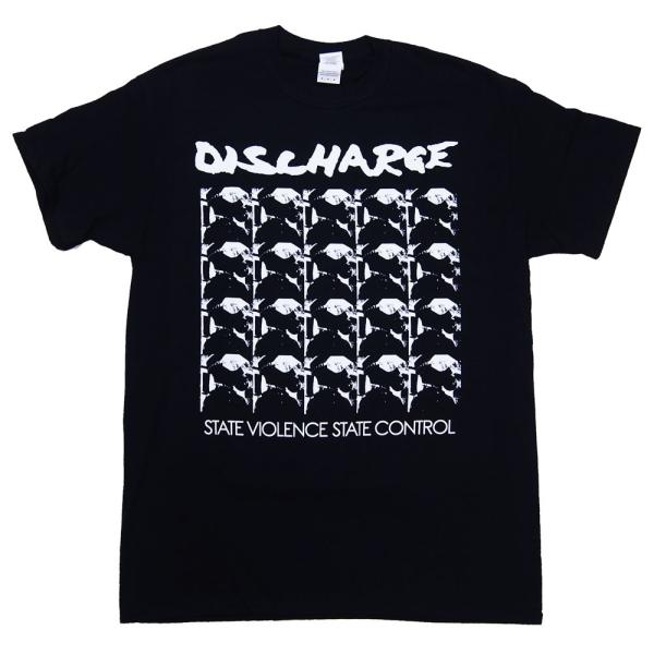 ディスチャージ・DISCHARGE・STATE VIOLENCE・USA版・ Tシャツ・バンドTシャ...