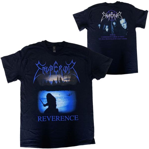 エンペラー・EMPEROR・REVERENCE・青ロゴ・Tシャツ・メタルTシャツ