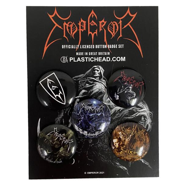 エンペラー・ EMPEROR ・BUTTON BADGE SET・缶バッジセット(5個入り)オフィシ...