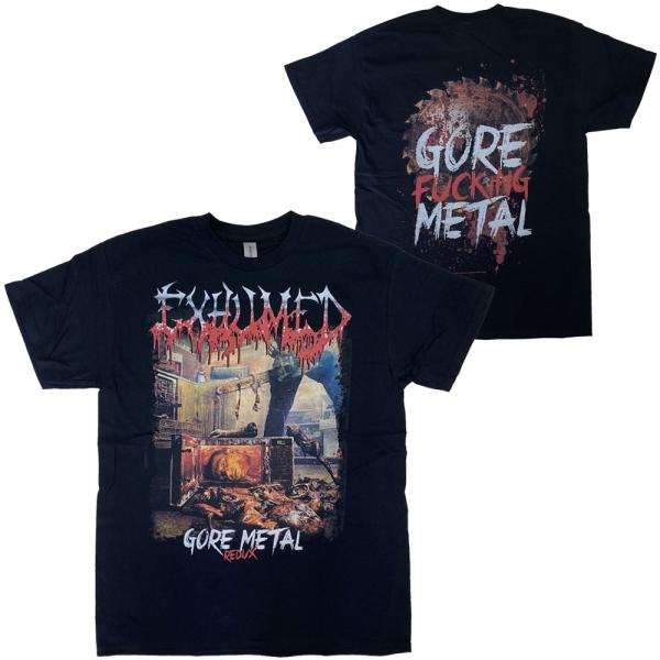 エグジュームド・EXHUMED・GORE METAL REDUX・Tシャツ・オフィシャルロックTシャ...