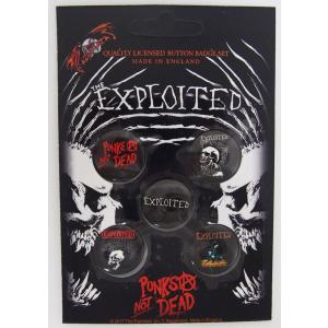 EXPLOITED 缶バッジ エクスプロイテッド・THE EXPLOITED・BUTTON BADGE SET・缶