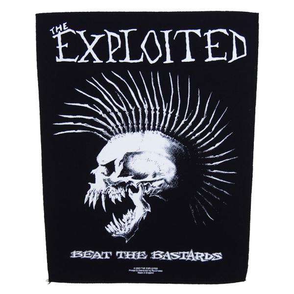 エクスプロイテッド・EXPLOITED THE・BEAT THE BASTARDS・ BACKPAT...