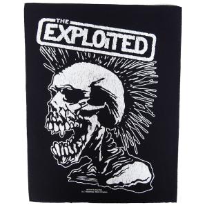 エクスプロイテッド・EXPLOITED THE・VINTAGE SKULL・BACKPATCH 糊無し バックパッチ オフィシャル ワッペン｜dragtrain