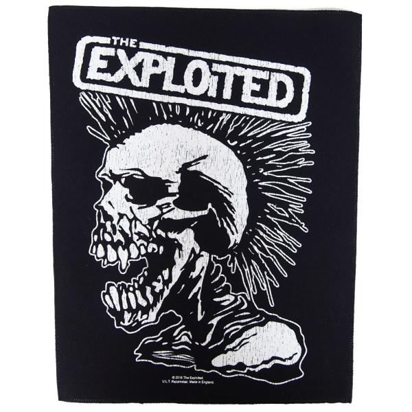 エクスプロイテッド・EXPLOITED THE・VINTAGE SKULL・BACKPATCH 糊無...
