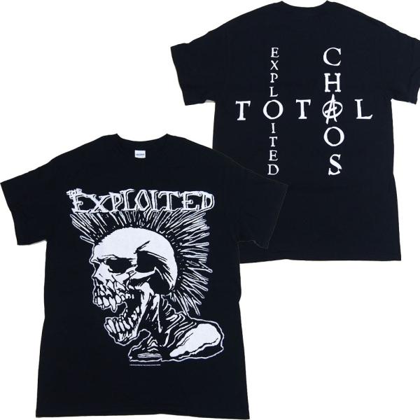 エクスプロイテッド・EXPLOITED・MOHICAN  SKULL・Tシャツ・オフィシャル