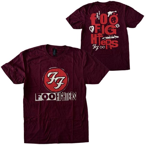 FOO FIGHTERS・フー・ファイターズ・ALBUMS SYMBOLS・Tシャツ・ロックTシャツ