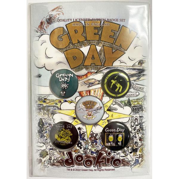 グリーン デイ・GREEN DAY・DOOKIE・BUTTON BADGE SET・バッジ・缶バッジ...
