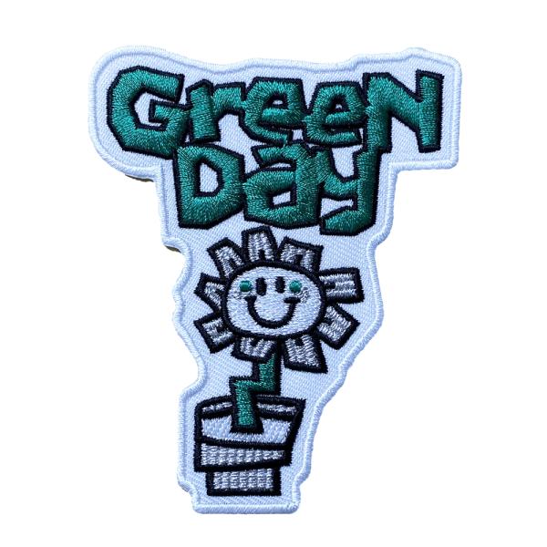 グリーンディ・GREEN DAY・FLOWER POT・刺繍パッチ・ワッペン・パッチ