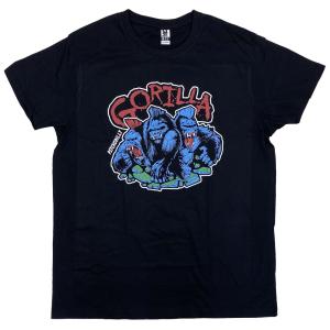 GORILLA・ゴリラ・4 COLOURS LOGO・Tシャツ・サイコビリーTシャツ・ロックTシャツ