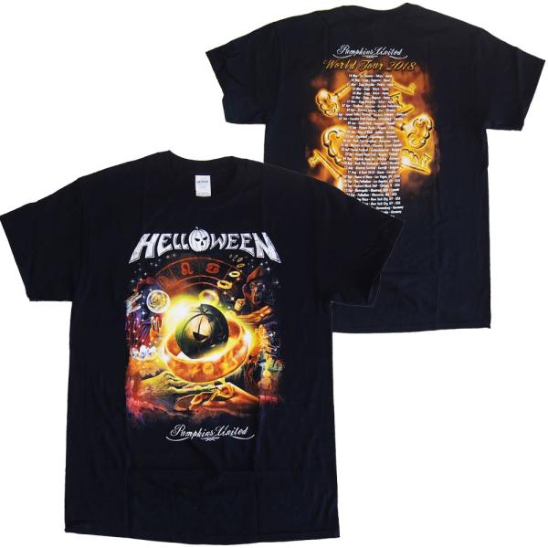 ハロウィン・HELLOWEEN・COLLAGE 2018  TOUR・Tシャツ・ メタルTシャツ