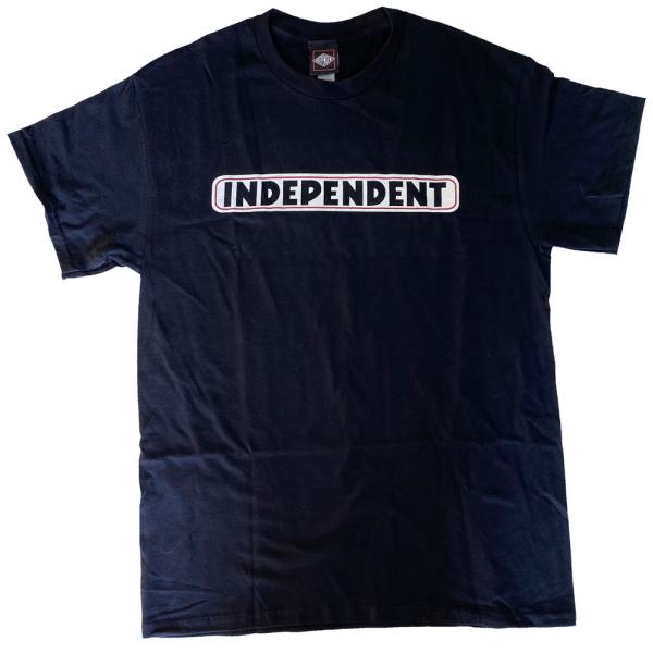 INDEPENDENT・インディペンデント・BAR LOGO・ブラック・Tシャツ・スケートボードTシ...