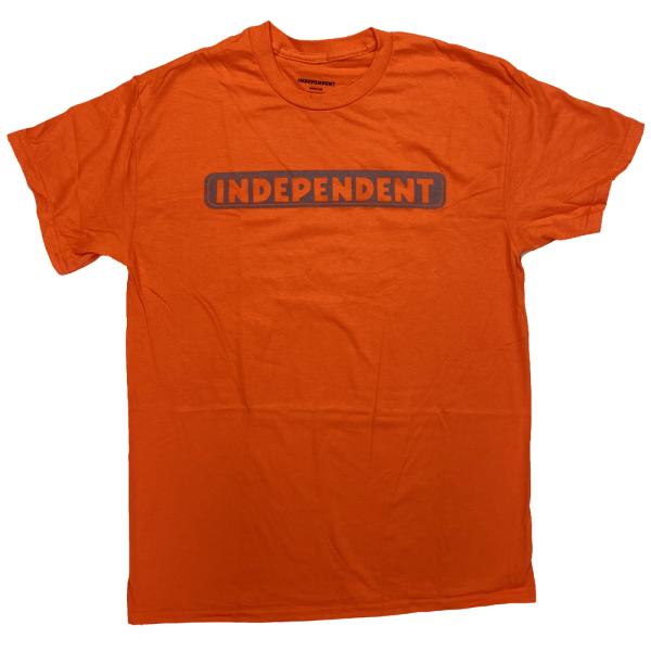 INDEPENDENT・インディペンデント・BAR LOGO・REFLECTIVE INK・オレンジ...