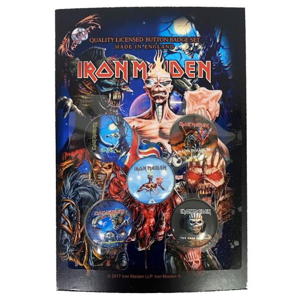 アイアン メイデン・IRON MAIDEN・LATER ALBUMS・BUTTON BADGE SE...