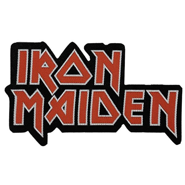 アイアン メイデン・IRON MAIDEN・LOGO CUT-OUT・刺繍パッチ・ワッペン