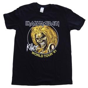 アイアン メイデン・IRON MAIDEN・KILLER WORLD TOUR 81・ロックTシャツ ・オフィシャル バンドTシャツ｜dragtrain