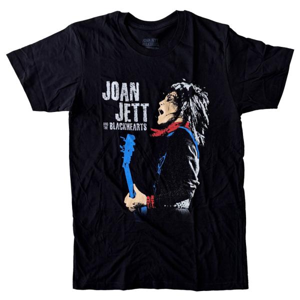 JOAN JETT・ジョーンジェット・BLUE GUITAR・Tシャツ・ロックTシャツ