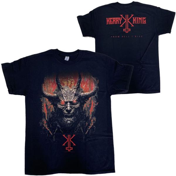 スレイヤー・KERRY KING・ケリーキング・FROM HELL I RISE・Tシャツ・メタルT...