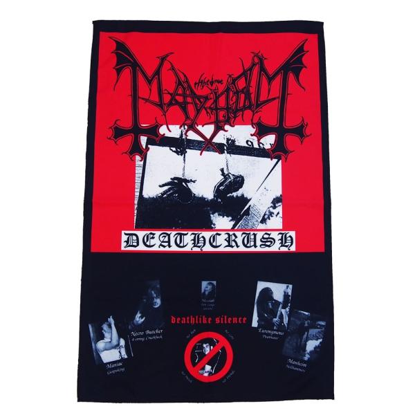 メイヘム・MAYHEM・DEATHCRUSH 布ポスター ポスターフラッグ 厚手