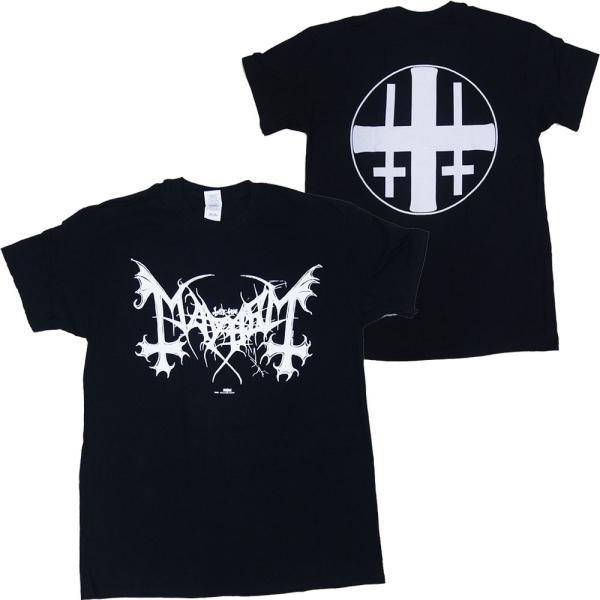 メイヘム・MAYHEM・WHITE LOGO・Tシャツ・バンドTシャツ