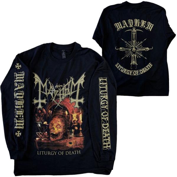 メイヘム・MAYHEM・LITURGY OF DEATH・ロングスリーブ・長袖・Tシャツ・メタルTシ...