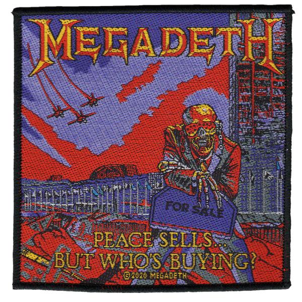 メガデス・MEGADETH・PEACE SELLS・糊なし刺繍ワッペン・パッチ