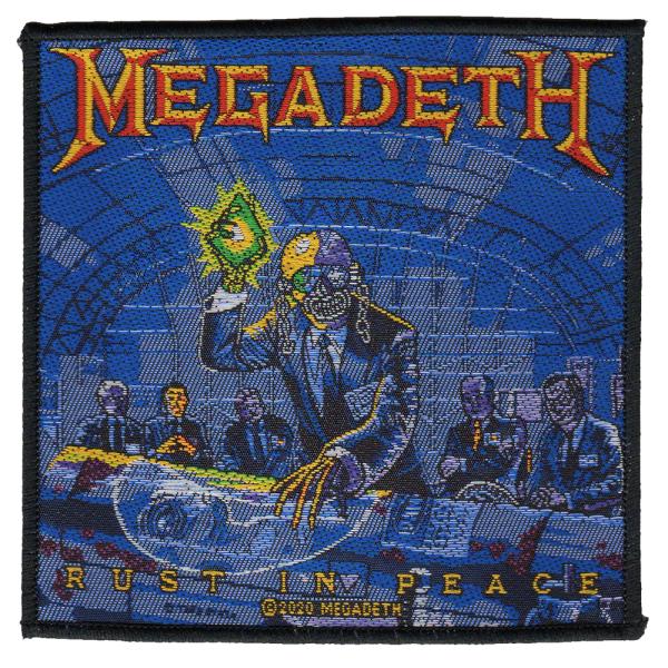 メガデス・MEGADETH・RUST IN PEACE・糊なし刺繍ワッペン・パッチ