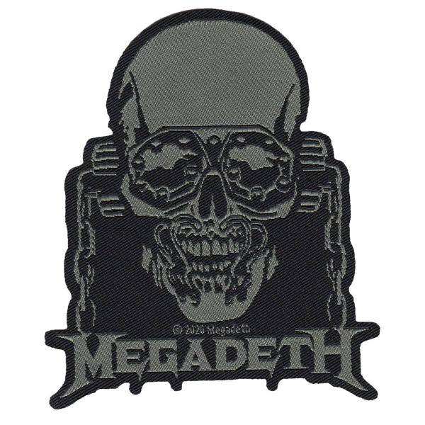 メガデス・MEGADETH・VIC RATTLEHEAD CUT・糊なし刺繍ワッペン・パッチ