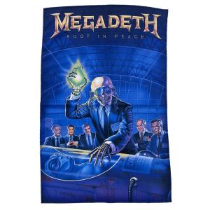 メガデス・MEGADETH・REST IN PEACE・布ポスター・ポスターフラッグ・厚手｜dragtrain