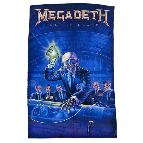 メガデス・MEGADETH・REST IN PEACE・布ポスター・ポスターフラッグ・厚手