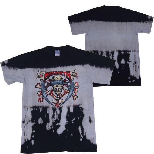 メガデス・MEGADETH・SKULL &amp; CROSSBONES BLEACH WATERFALL ...