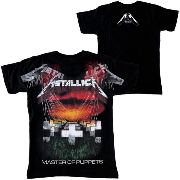 メタリカ・METALLICA・MASTER OF PUPPETS JUMBO・UK版・Tシャツ・ロッ...
