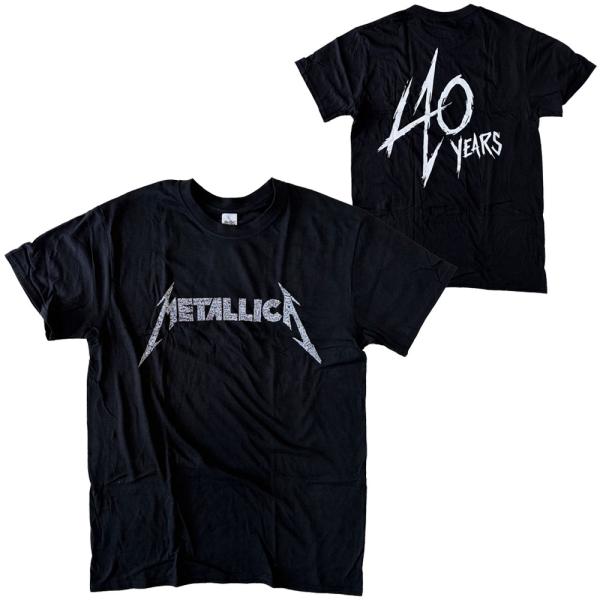 メタリカ・METALLICA・SONGS LOGO 40TH ANNIVERSARY・NEW・UK版...