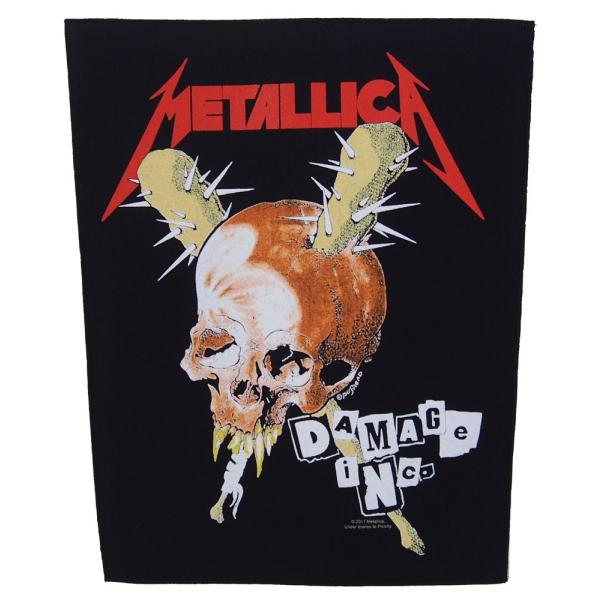 メタリカ・METALLICA・DAMAGE INC・ BACKPATCH オフィシャル バックパッチ