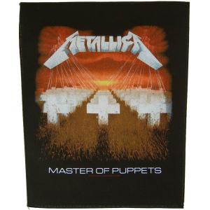 メタリカ METALLICA   MASTER OF PUPPETS BACK PATCH オフィシャル バックパッチ｜dragtrain