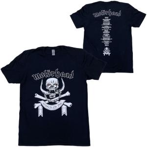 モーターヘッド・MOTORHEAD・ENGLAND・バックプリント有り・Tシャツ