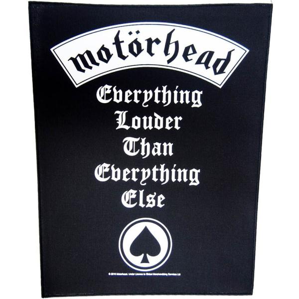 モーターヘッド・MOTORHEAD・EVERYTHING LOUDER・バックパッチ・ワッペン・パッ...