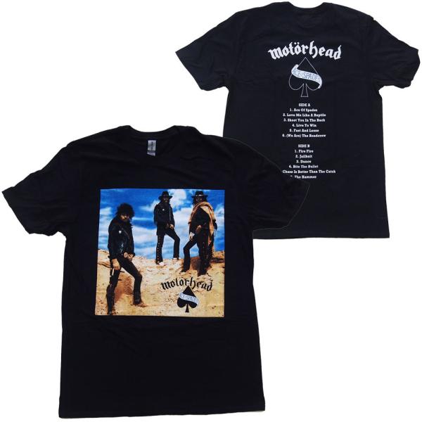 モーターヘッド・MOTORHEAD・ACE OF SPADES TRACKLIST・Tシャツ・ロック...