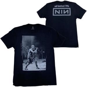 NIN 2007 ツアーTシャツ Mサイズ オリーブ Made in USA NIN 2007 ツアーTシャツ Mサイズ オリーブ Made in USA NIN 2007