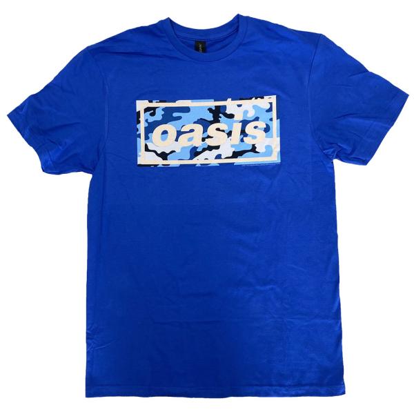 オアシス・OASIS・CAMO LOGO・Tシャツ・ロックTシャツ