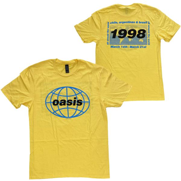 オアシス・OASIS・1998 WORLD TOUR SOUTH AMERICA・Tシャツ・ロックT...